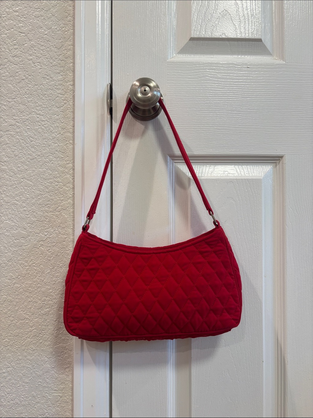 Vera Bradley Red Quilted Shoulder Bag